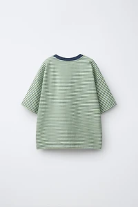 HEAVYWEIGHT STRIPED T-SHIRT