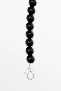 Glass bead necklace