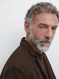 Suede leather blazer with seam details