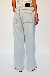 ZW COLLECTION LOOSE BARREL MID-RISE JEANS