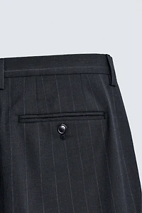 PINSTRIPE SUIT PANTS