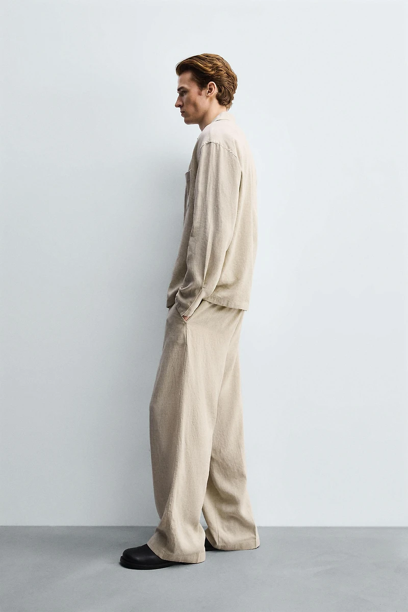 FLOWY LYOCELL - LINEN SHIRT
