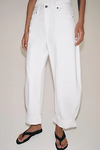 ZW COLLECTION MID-RISE BALLOON JEANS