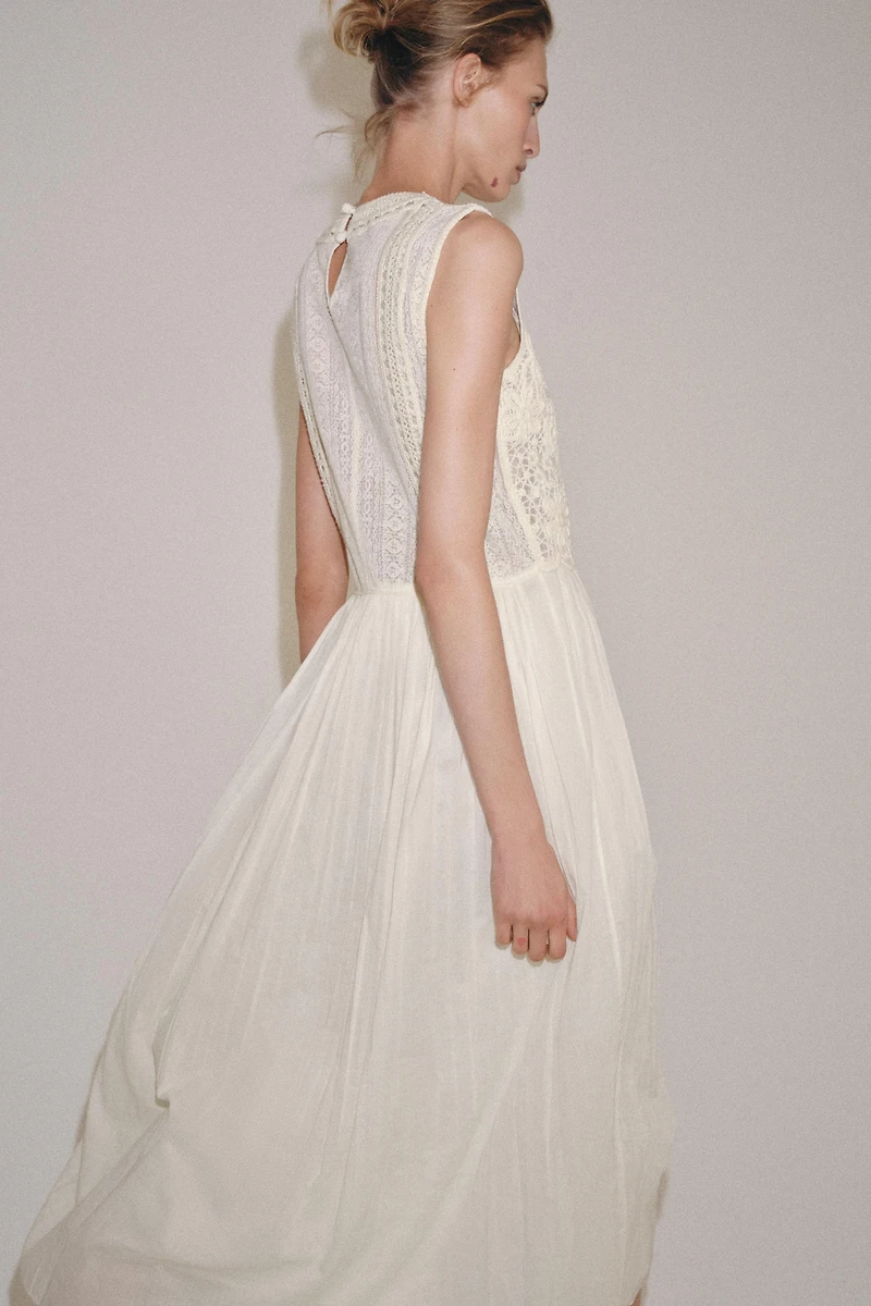 ROBE MI-LONGUE BRODÉE ZW COLLECTION
