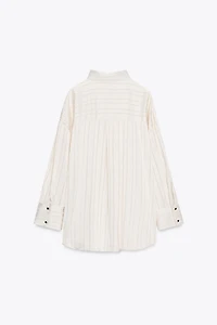 STRIPED OVERSIZED SHIRT