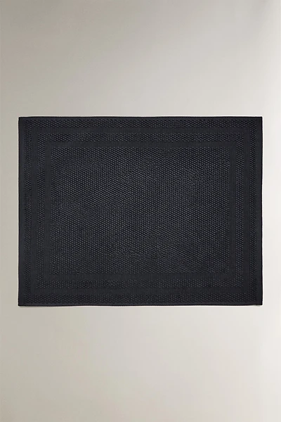 NON-SLIP COTTON BATH MAT
