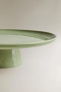 STONEWARE CAKE DISH