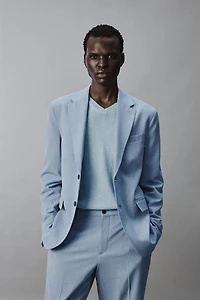 COMFORT TEXTURED SUIT BLAZER