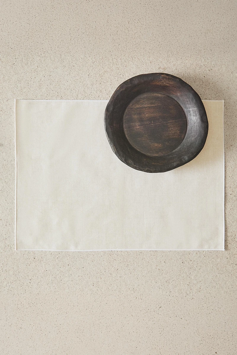 RESIN-COATED OVERLOCK PLACEMAT