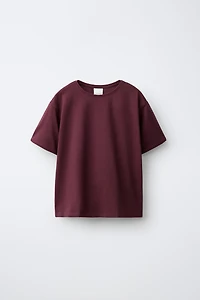 LOT DE TROIS T-SHIRTS À RAYURES ET UNIS
