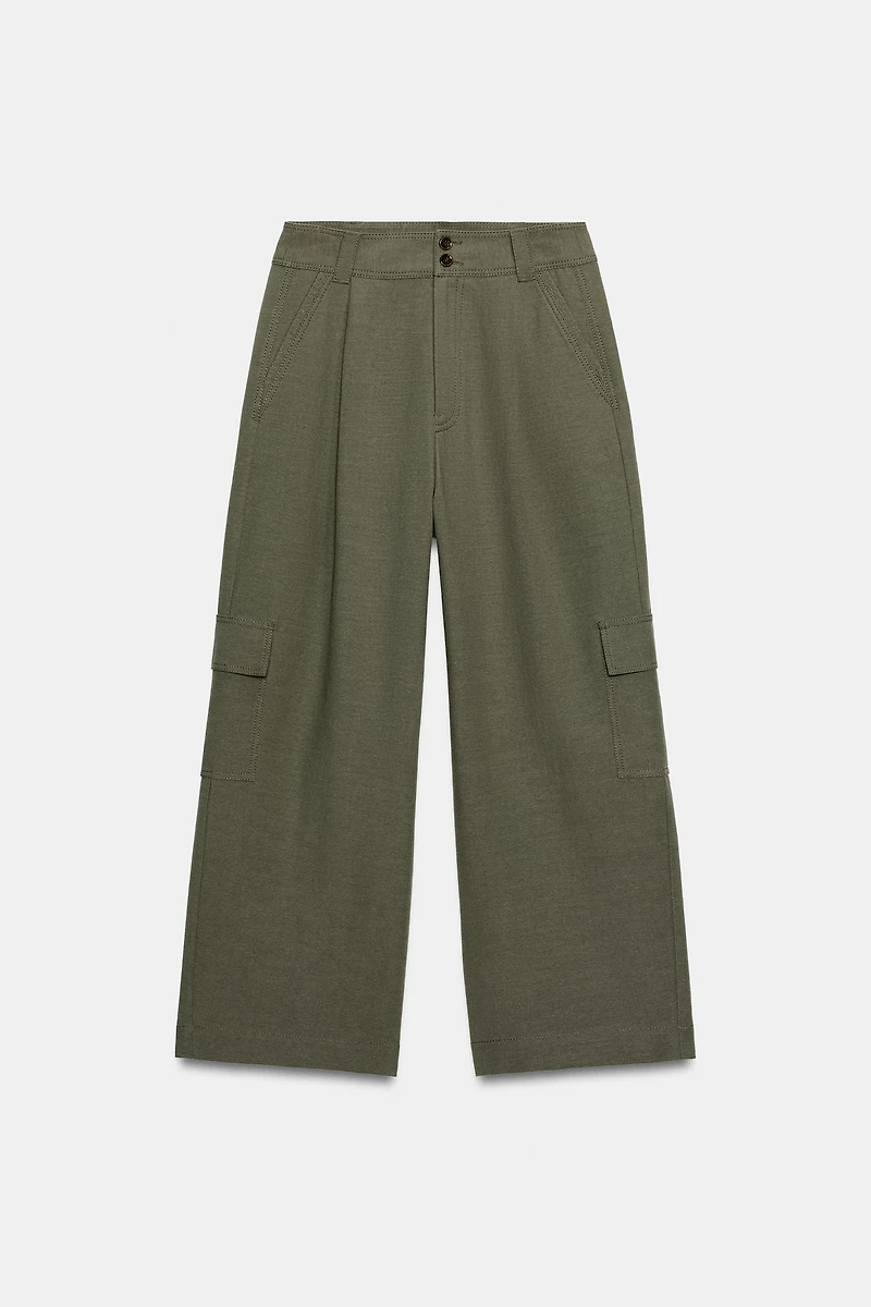 STRAIGHT LEG CARGO PANTS
