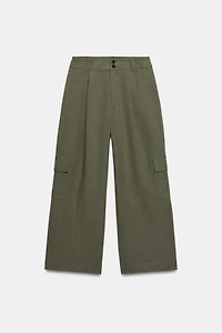 STRAIGHT LEG CARGO PANTS