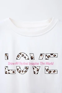 CROPPED T-SHIRT AND PRINTED BERMUDA SET
