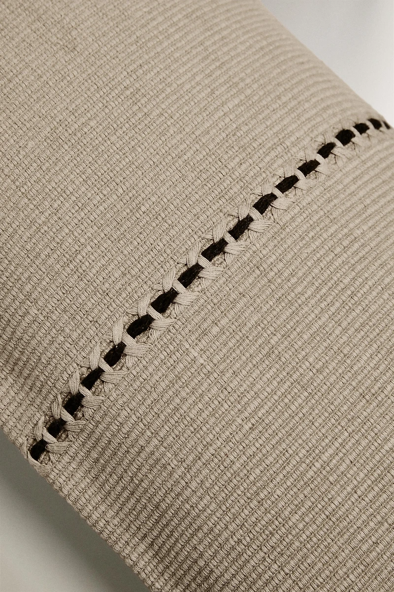 BRAIDED THROW PILLOW COVER