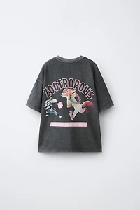 ZOOTOPIA © DISNEY WASHED EFFECT T-SHIRT