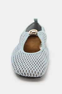 MESH SPORTY BALLET FLATS