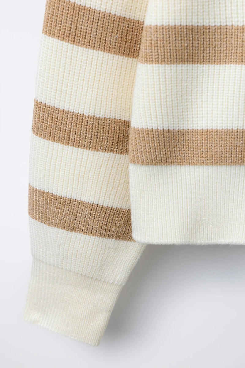 PULL EN MAILLE RAYURES
