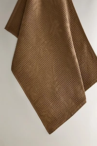 WAFFLE-KNIT KITCHEN TOWEL