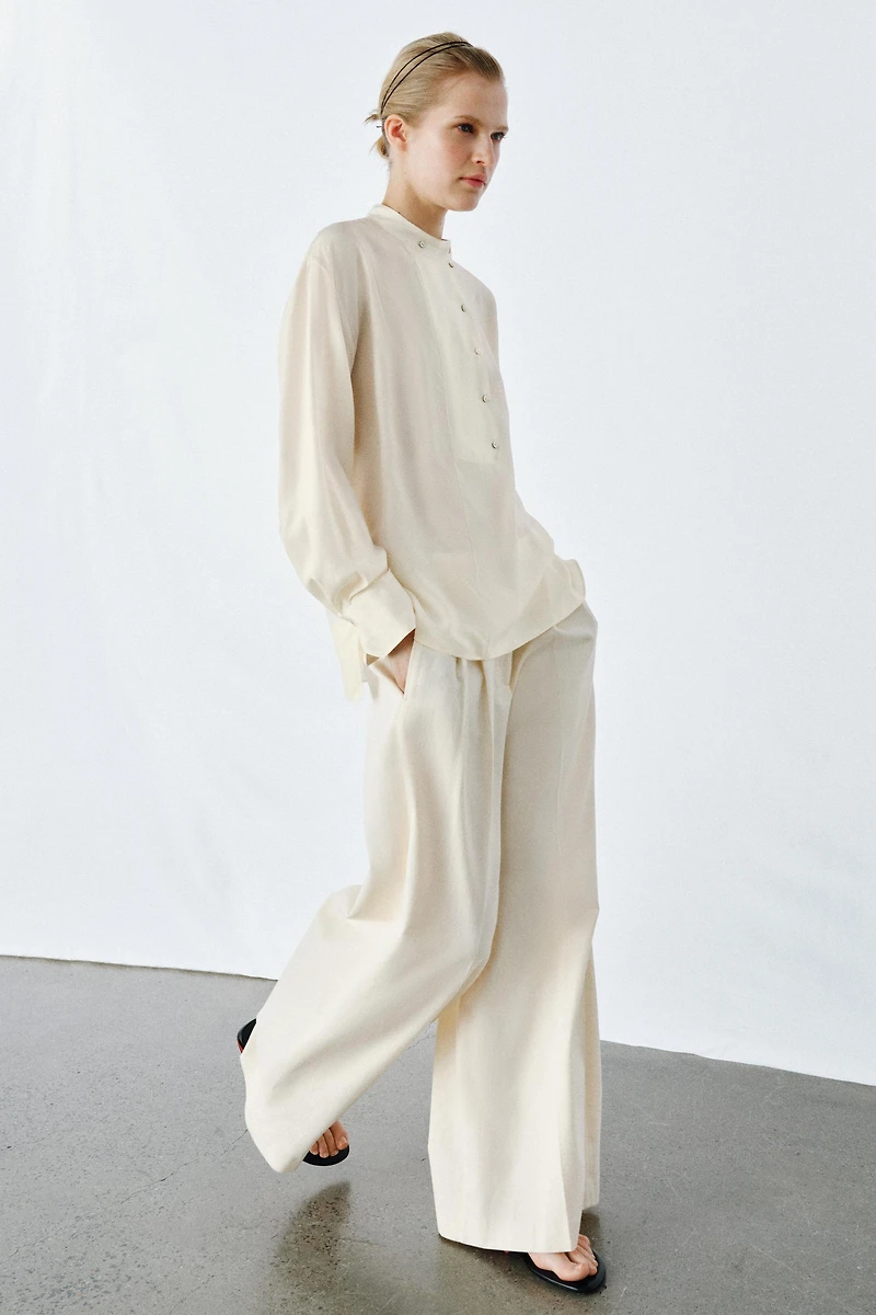 100% SILK SHIRT ZW COLLECTION