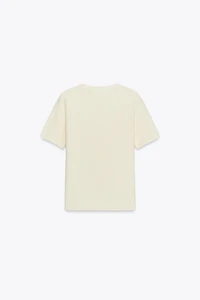 SOFT FEEL SHORT SLEEVE KNIT TOP