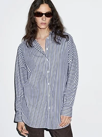 Chemisier oversize à rayures