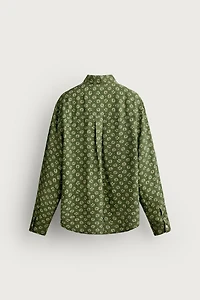 FLOWY FLORAL PRINT SHIRT
