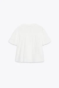 BLOUSE À MANCHES BOUFFANTES
