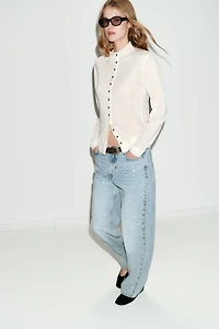 JEAN Z1975 LOOSE TAILLE NORMALE EFFET PEINTURE
