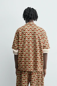 GEOMETRIC JACQUARD SHIRT