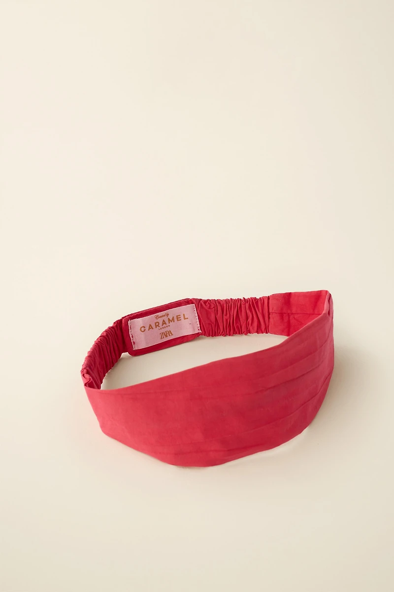 ELASTIC HEADBAND CREATED BY CARAMEL LONDON X ZARA