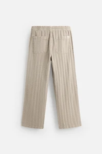 JACQUARD RELAXED FIT PANTS