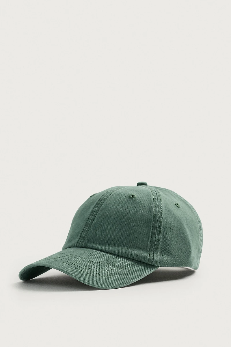 WASHED COTTON CAP