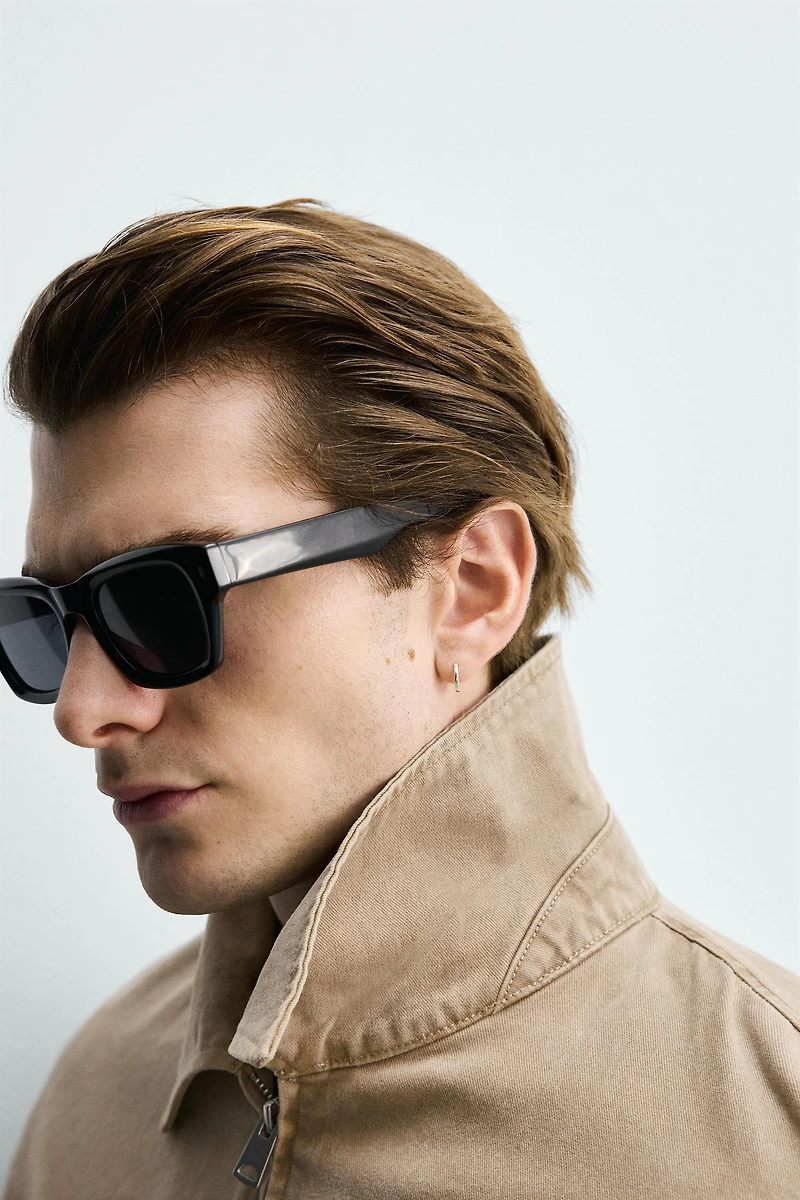 WASHED COTTON REGULAR FIT JACKET