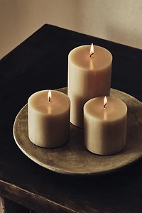 DECORATIVE CYLINDRICAL CANDLE