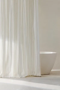 PINSTRIPE SHOWER CURTAIN