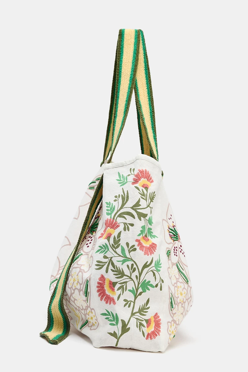 FANTASY KNIT MAXI SHOPPER