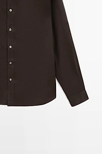 Regular fit 100% linen shirt
