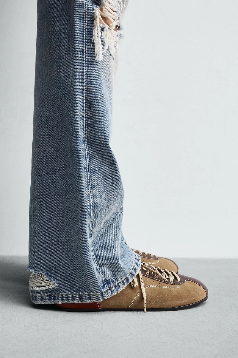 LEATHER TRAINERS HARRY LAMBERT FOR ZARA X DISNEY