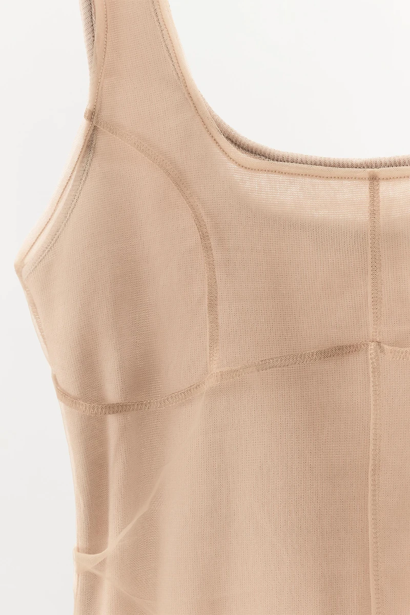 TULLE STITCHING TOP