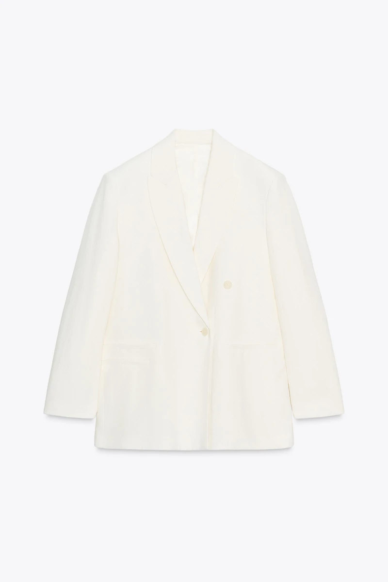 BLAZER MÉLANGE LIN CROISÉE ZW COLLECTION