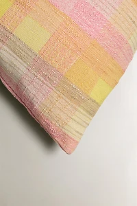 CHECK THROW PILLOW COVER