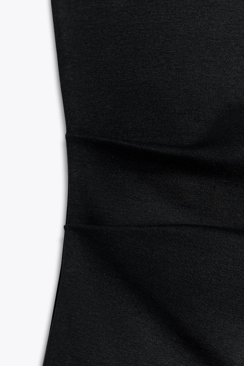 ASYMMETRICAL RUCHED T-SHIRT