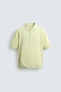 POLO EN MAILLE LÉGÈRE DE COTON