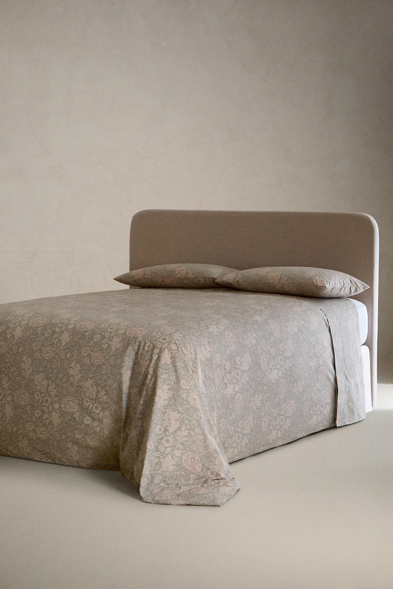 MORRIS & CO. PERCALE COTTON DUVET COVER