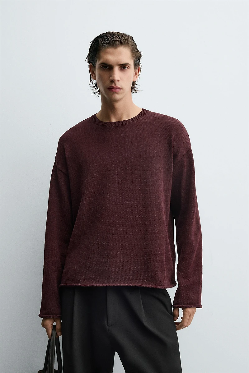 PULL STRUCTURÉ FINITIONS REVERS