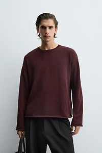 PULL STRUCTURÉ FINITIONS REVERS