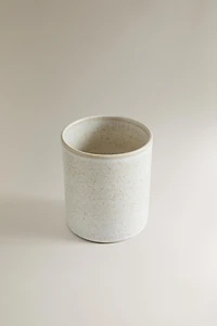 STONEWARE UTENSIL JAR