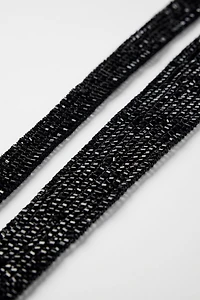 BEADED FOULARD SCARF KATE MOSS X ZARA