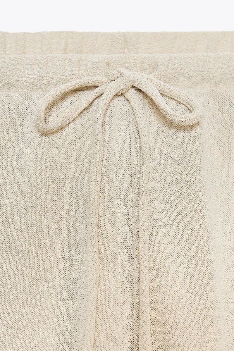 CUT KNIT PANTS