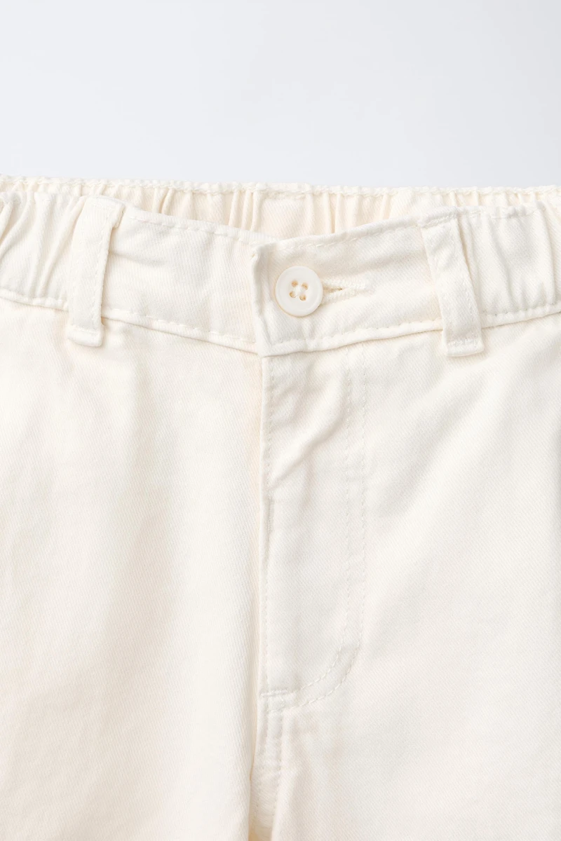 BALLOON TWILL PANTS